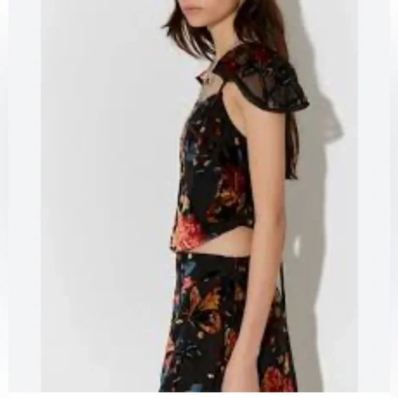 Free people Electra Heart Midi Skirt Set (golden combo) - Picture 3 of 9